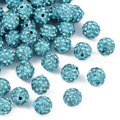 Бусины со стразами&nbsp;RB-H284-6MM-Half-202-1