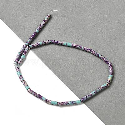 Синтетические окрашенные нити императорской яшмы X-G-D077-B01-11-1