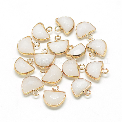 Полукруглые подвески из натуральных и синтетических камней G-Q965-M-1