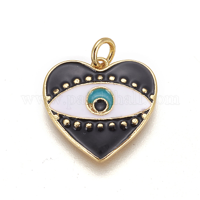 Латунь эмаль подвески KK-L185-01G-1