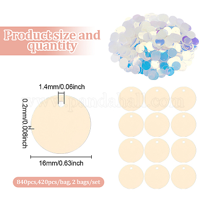 Переливающиеся подвески из пвх с пайетками/блестками&nbsp;PVC-GO0001-02A-1