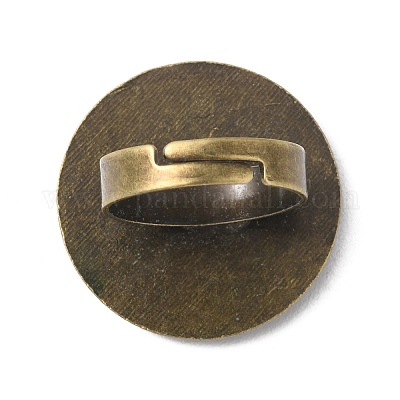Anillos de aleación ajustables&nbsp;PALLOY-WH0101-70AB-1