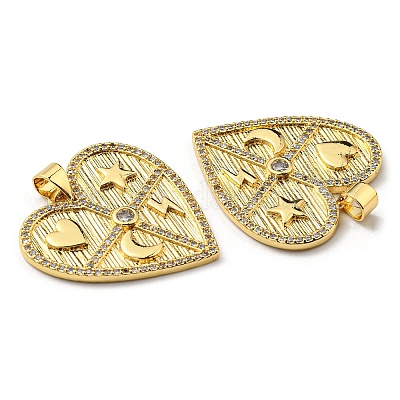 Латунь с подвесками из фианита KK-K341-01G-01-1