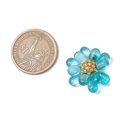 Подвески из прозрачного стекла в форме капли PALLOY-MZ00601-05-1