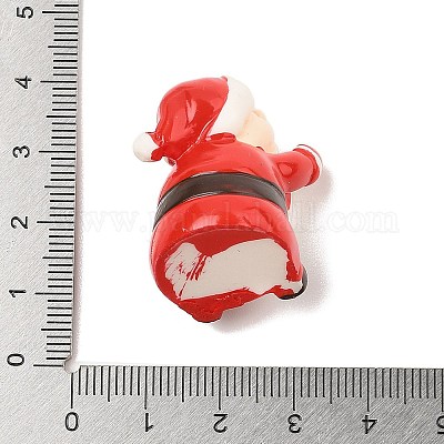 Рождественские скульптуры из смолы витрина украшения DJEW-K029-02B-1