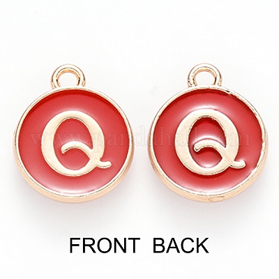 Позолоченные подвески из эмалевого сплава ENAM-SZ0001-26C-Q-1