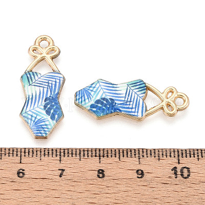 Подвески из эмали и сплава ENAM-T022-38KCG-02-1