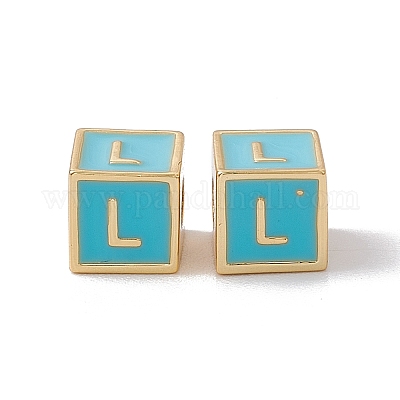 Стойки покрытие латунь эмаль бисер KK-B060-04G-06L-1