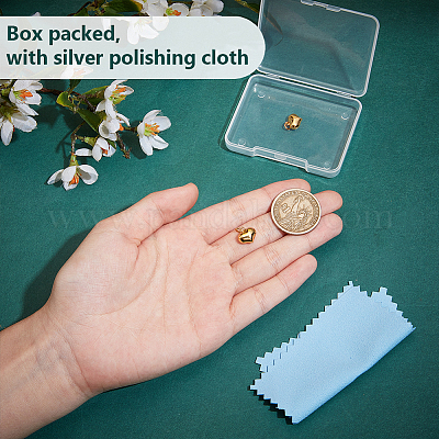 2 шт. 925 подвески из стерлингового серебра STER-BC0002-83B-G-1