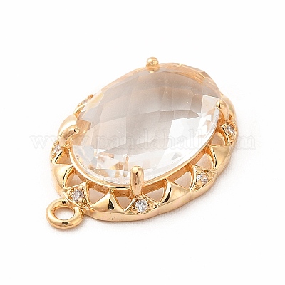 Латунь со стеклянными подвесками k9 KK-B071-19G-04-1