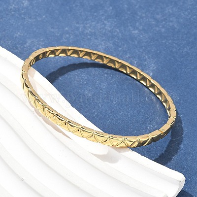 Браслеты из нержавеющей стали 304 для женщин AJEW-P127-10G-1