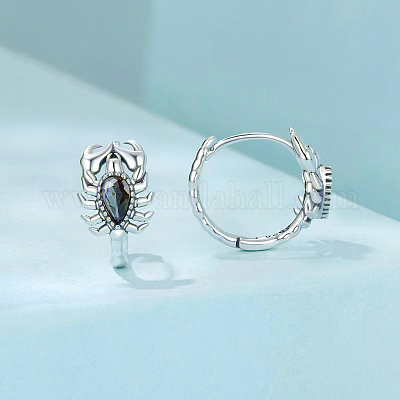 925 серьги-кольца в форме скорпиона из стерлингового серебра FN0747-1