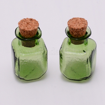 Мини-бутылки из боросиликатного стекла GLAA-WH0018-76B-1