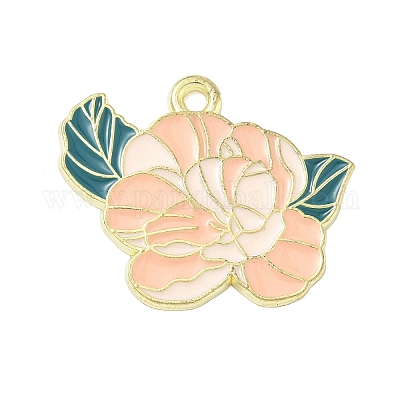 Подвески из эмали и сплава&nbsp;ENAM-P258-02F-G-1