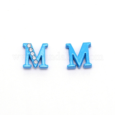 Wholesale Rhinestone Slide Letter Charms 