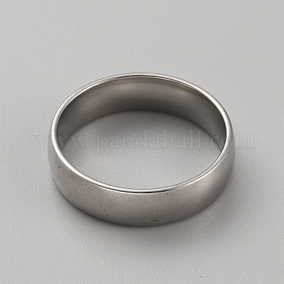 Простое кольцо из нержавеющей стали 201 для мужчин и женщин RJEW-WH0015-01E-1