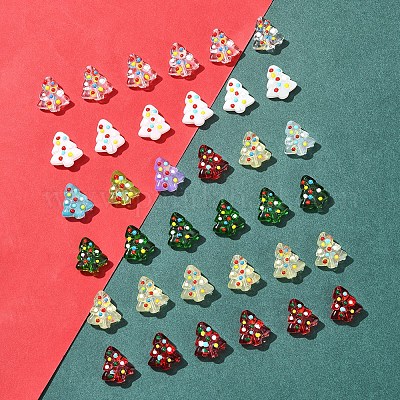 6 шт. нити стеклянных бусин ручной работы с выпуклыми краями LAMP-FS0001-16B-1