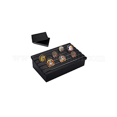 Деревянная витрина для монет AJEW-WH0060-12A-1