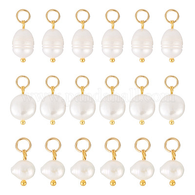 60шт 3 стиля подвески из натурального культивированного пресноводного жемчуга PALLOY-CW00002-1