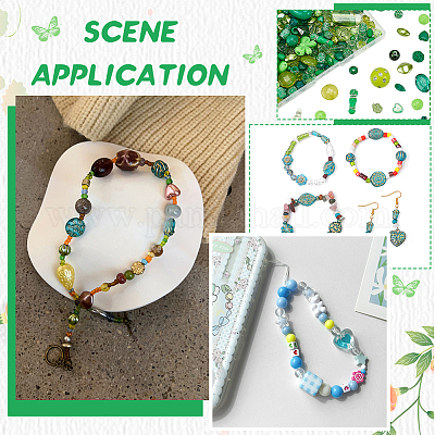 4 пакетик акриловых бусин MACR-WR0001-03B-1