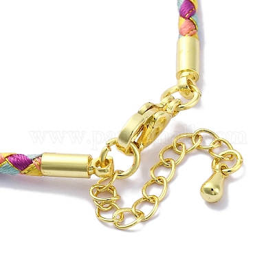 Изготовление плетеных браслетов из полиэфирного шнура MAK-Z003-01G-25-1