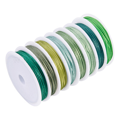 80м 8-х цветный 15-слойный полиэстеровый витой шнур WCOR-TA0001-01D-1
