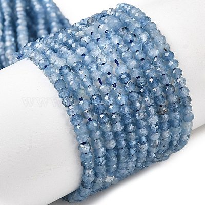 Природные Аквамарин бисер нитей&nbsp;G-RM250101-O17-1