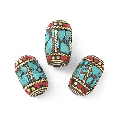 Индонезийские бусины ручной работы KK-H075-04AG-1