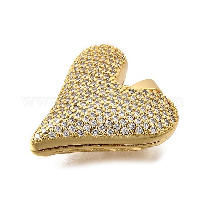 Латунные микро проложить кубического циркония подвески KK-C094-01C-G-1