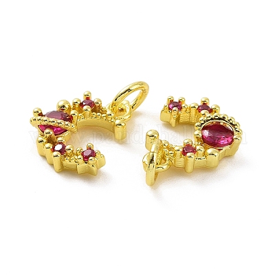 Латунные микро проложить кубического циркония подвески KK-E068-VF176-1