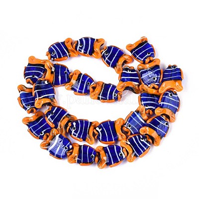 Бусины лэмпворк  LAMP-T021-34B-1