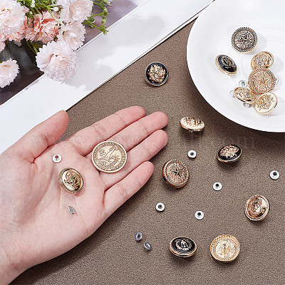 14 комплект из 7-х видов пряжек для шнурков из сплава FIND-OC0013-27-1