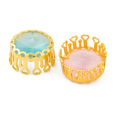 Пришивка круглой формы на стразах GLAA-K069-02A-G-1