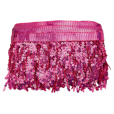 10 ярд полиэфирной кружевной ленты с кисточками&nbsp;DIY-WH0430-569B-1