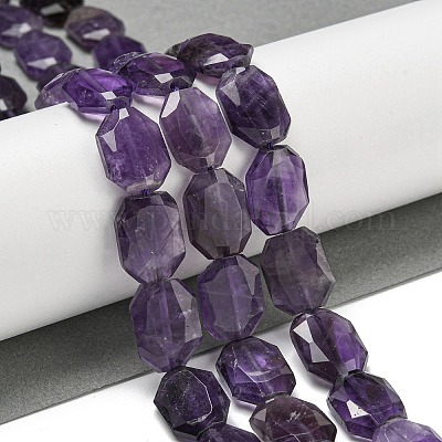 Natürlichen Amethyst Perlen Stränge&nbsp;G-P544-B06-01-1