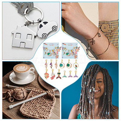 Подвеска на тему русалки HJEW-AB00402-1