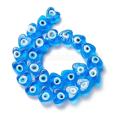 Ручной зло бусины глаз&nbsp;LAMP-F021-02A-1