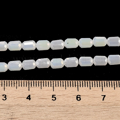 Стеклянные бусины с гальваническим покрытием  EGLA-D031-01D-1