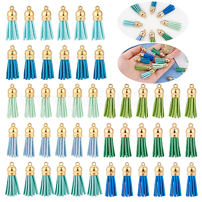 Искусственные замши кисточкой подвесные украшения FIND-PH0002-57A-1