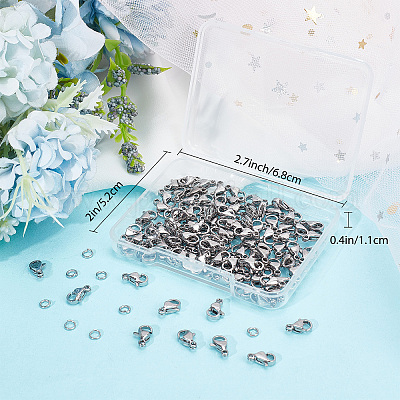 Wholesale SUNNYCLUE 1 Box 240Pcs Lobster Clasps Lobster Clasp Bulk 304  Stainless Steel Lobster Claw Clasps Necklace Bracelet Clasp Fasteners Hook  Lobster Claw Clasp for Jewelry Making Women DIY Craft Supplies 