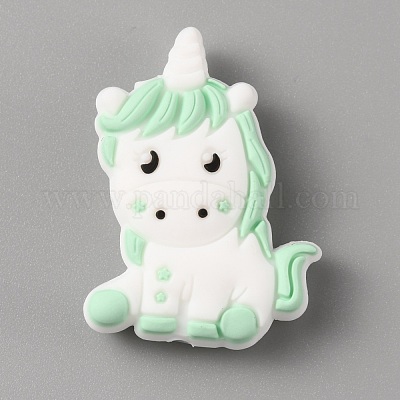 Силиконовые бусины SIL-WH0001-23C-1