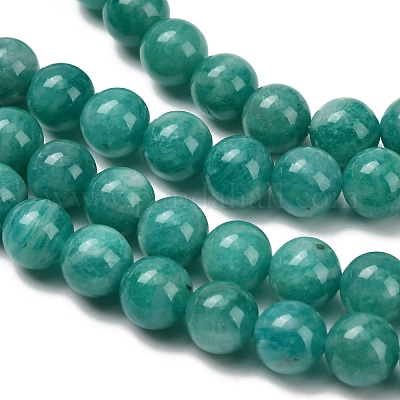 Природный советская амазонит бисер нитей G-C259-B08-6mm-1