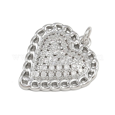 Латунные микро проложить кубического циркония подвески KK-A269-11P-1