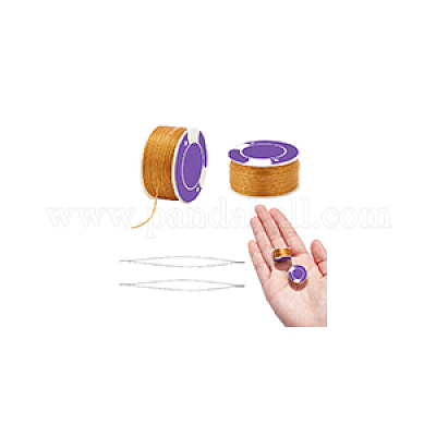 2 рулон ниток для бисероплетения из полиэстера со специальным покрытием OCOR-NB0002-06D-1
