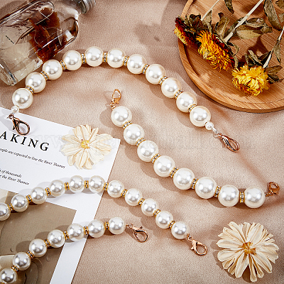 Ремешок для сумки с бусинами из искусственного жемчуга FIND-WR0002-15-1