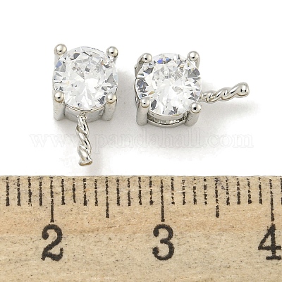 Латунь с дужками из кубического циркония KK-Q820-01P-1