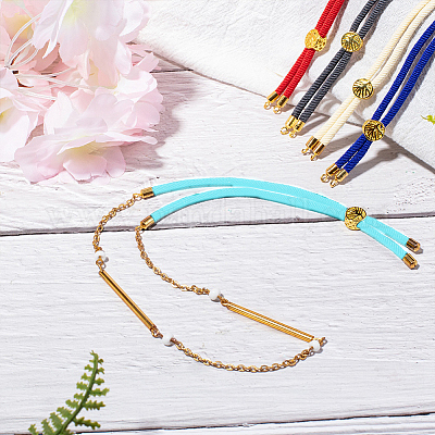 Изготовление браслетов из полиэфирного шнура BJEW-PH0004-07-1