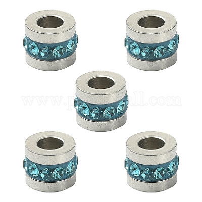 201 бусина из нержавеющей стали и полимерной глины RB-YW0001-11E-1