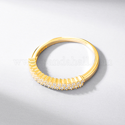 Простое серебряное кольцо с цирконом для женщин ZH6769-1-1