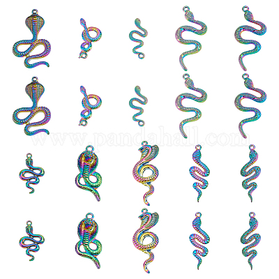 4 сумка 2 стиля подвески из сплава радужного цвета FIND-ME0001-85-1